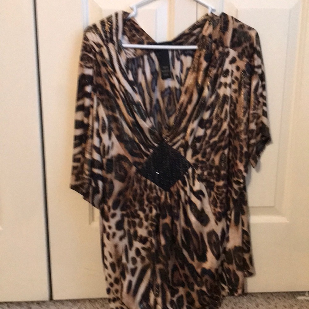 Lane Bryant short sleeve blouse